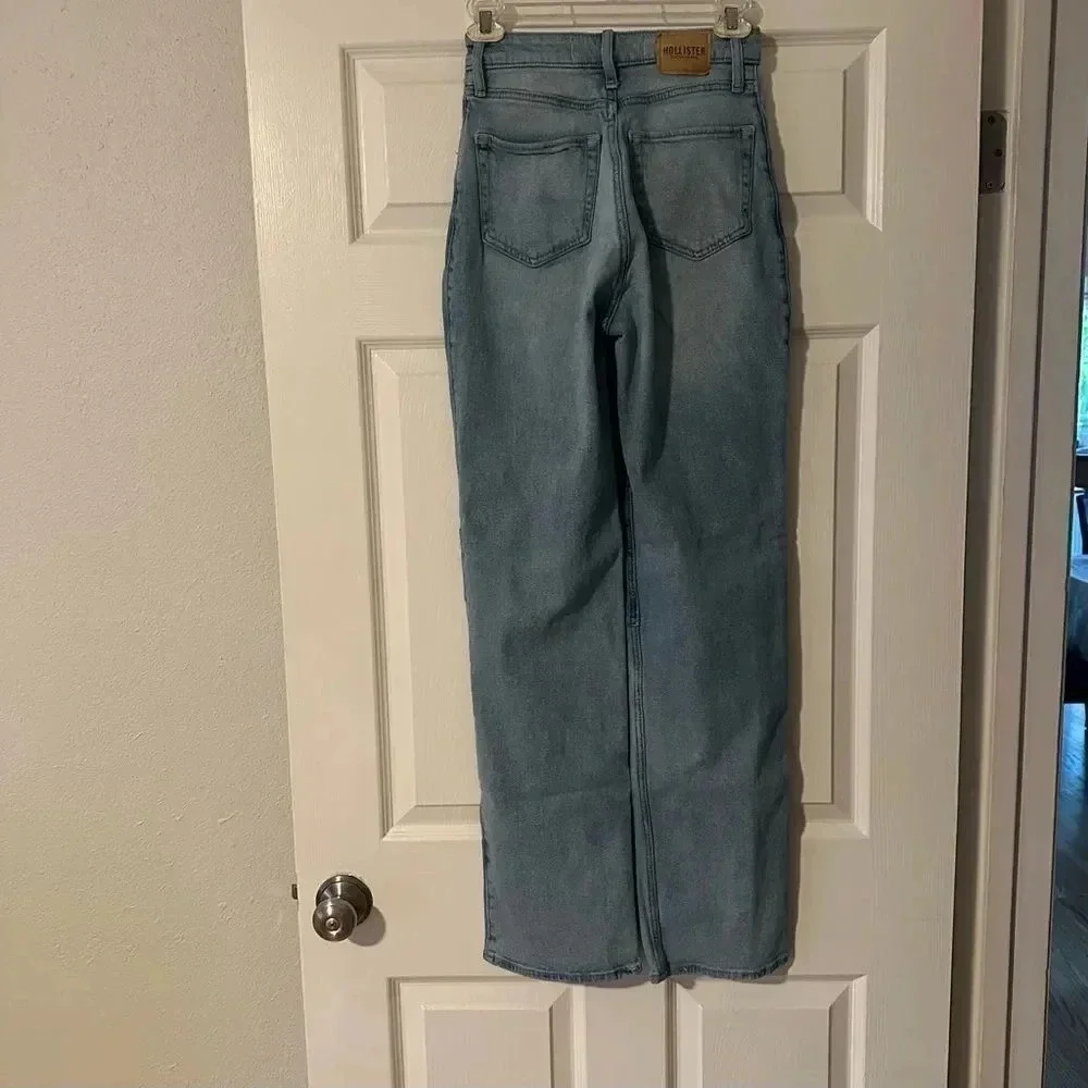 Women's Curvy Ultra High-Rise Patch Dad Jeans. Size‎ 0 (Long).